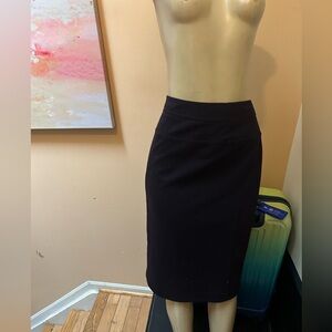 Adrienne Vittadini Classic Black Pencil Skirt
